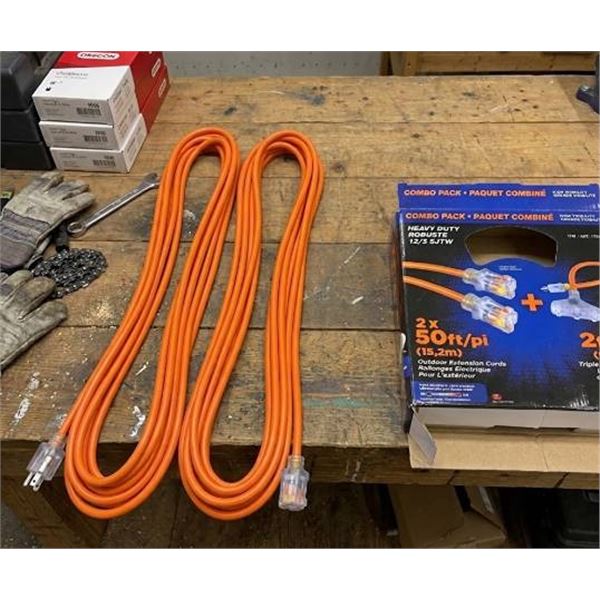Combo Pack Outdoor Extension Cords 12/3 SJTW