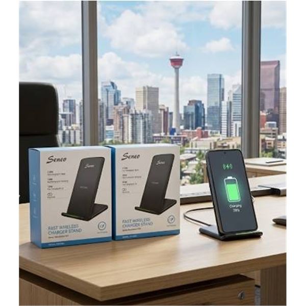 2 Seneo Fast Wireless Charger Stands