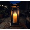 Image 1 : Black Metal Lantern With LED Candle