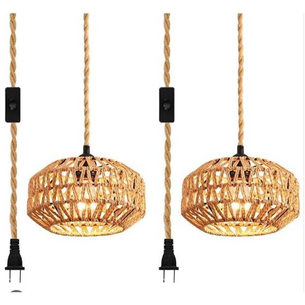 IHENGYANLT 2-Pack Pendant Light Set