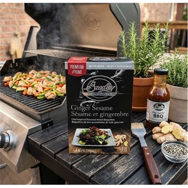 Bradley Smoker Ginger Sesame Bisquettes