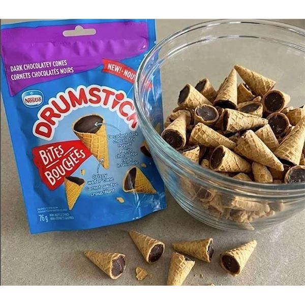 NestlÃ© Drumstick Bites Dark Chocolate Cones