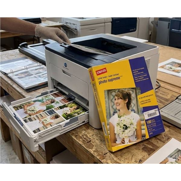 Staples Photo Supreme Laser Paper, 100 Sheets x 2