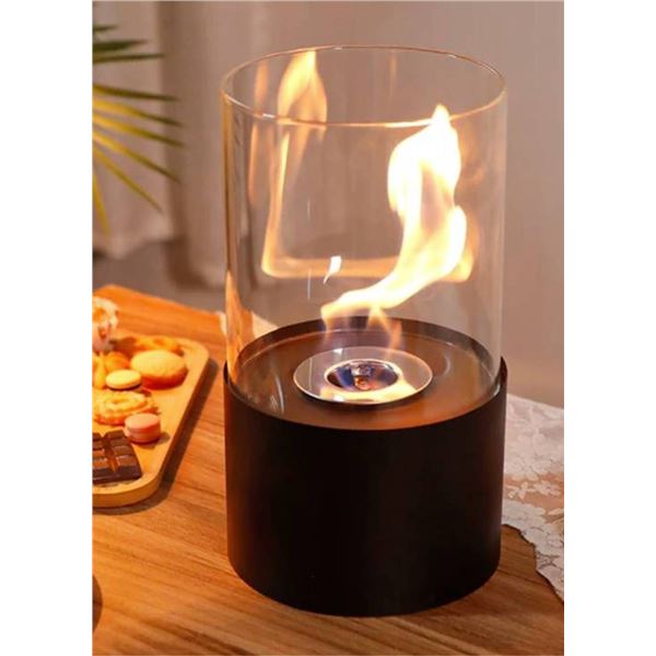 JHY Design Tabletop Fireplace, XL Black