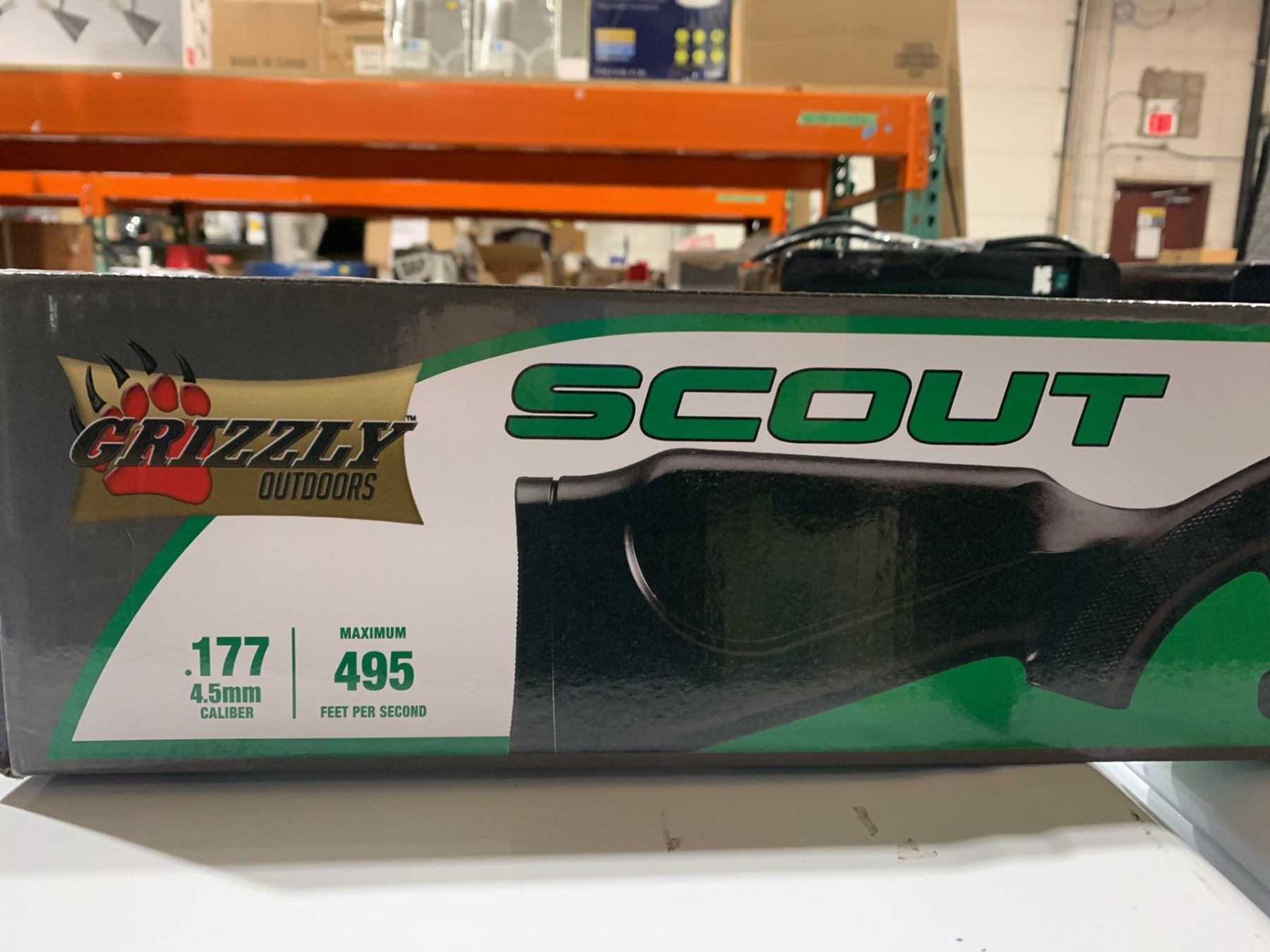 Grizzly Scout.177 (4.5mm) Cal Air Rifle with Synthetic Stock