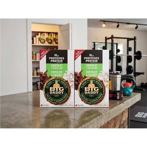 Lot of 2 - Big Daddy Chocolate & Coconut Cookie 6-Packs