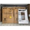Image 2 : Lot of 2 - VALU+ 1-Gang Screwless Decorator Wall Plate, Each box contains 25 pieces