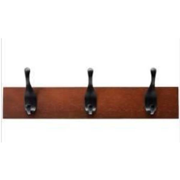 Amazon Basics Wall Mounted Coat Rack, 3 Hooks