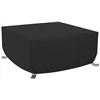Image 1 : Square Patio Pit Cover, Black