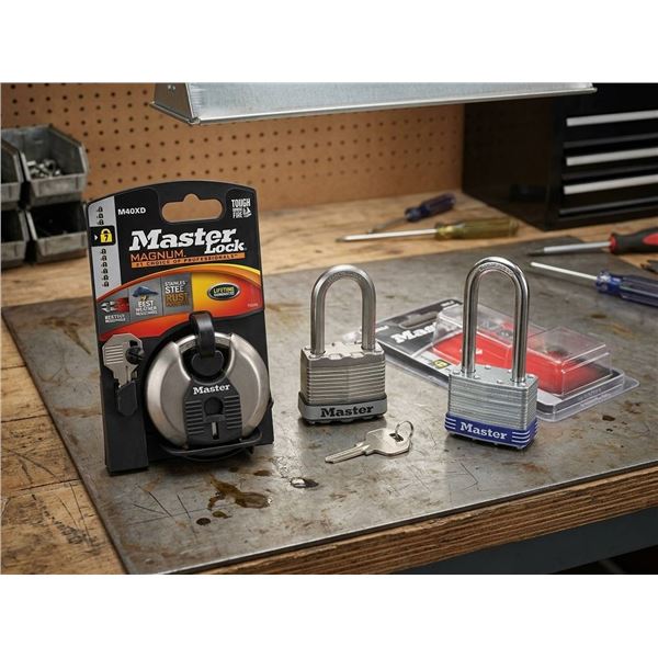 3 Master Lock Padlocks