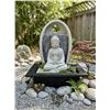 Image 1 : Mini Fontaine Bouddha Polyresine, 8" x 7" x 11"