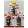 Image 1 : Schumacher Coated Top Terminals Set of 3