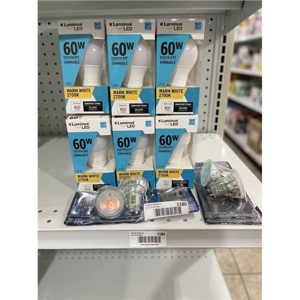 Luminus LED 60W A19 Bulbs and GE Reveal LEDs