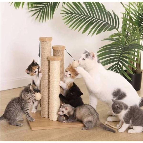 Amazon Basics Triple Cat Scratching Post
