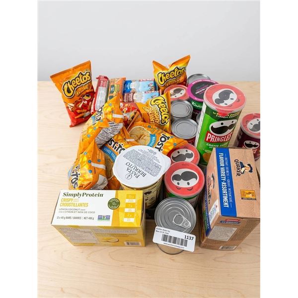 Snack and Food Box Lot