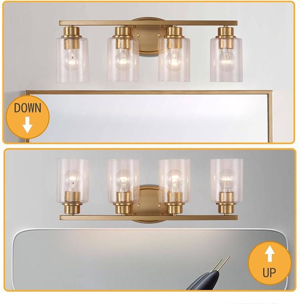 EPLIGUP Bathroom Vanity Light Wall Mount for above Mirror