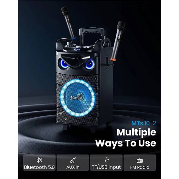 MouKey MTS10-2 Trolley Speaker