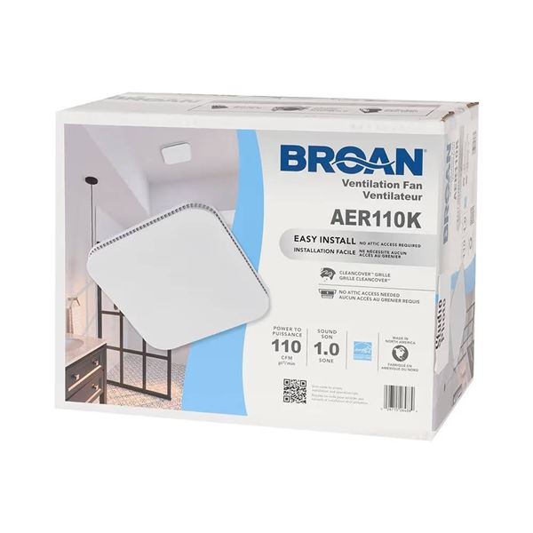 Broan AER110K Ventilation Fan 110 CFM
