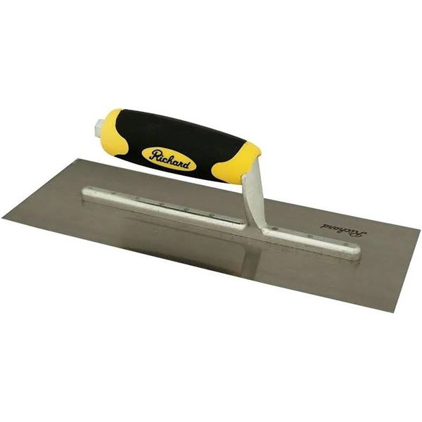 Lot of 2 - Richard Ergo-Grip Stainless Steel Trowel 11 x 4"