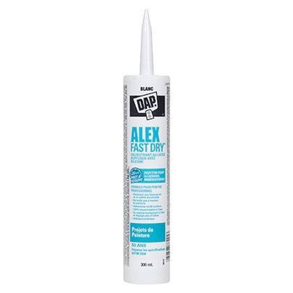 DAP Alex Fast Dry 300ml Caulk, 9 Tubes