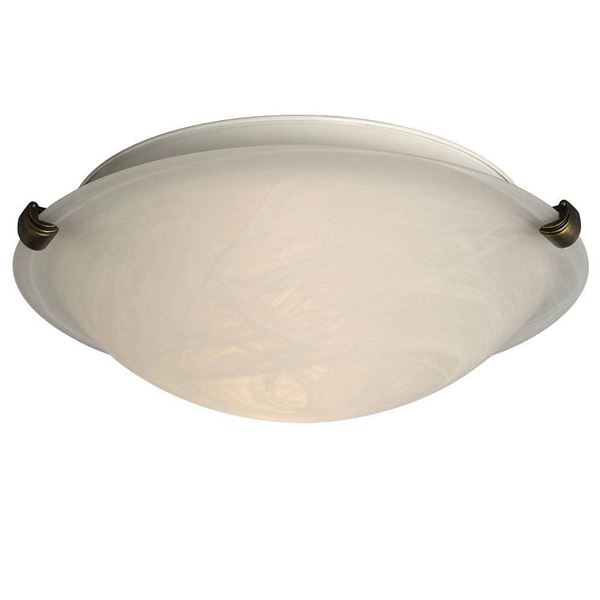 Harmonized Home Glass Flush Mount Oil-Rubbed bronze light