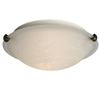 Image 1 : Harmonized Home Glass Flush Mount Oil-Rubbed bronze light