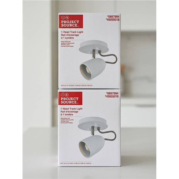 2 Project Source 1-Head Track Lights