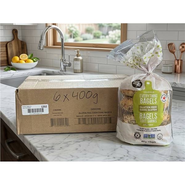 Bakehouse Everything Gluten Free Bagels 6 x 400g