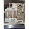 Image 2 : Lot of 2 - Design Decor Finesse Textured Jacquard 84" Curtain