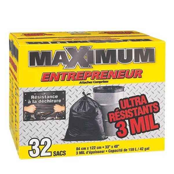 Maximum Entrepreneur Heavy Duty Garbage Bags