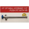 Image 1 : 10 PushNConnect 10" Wall Hydrants