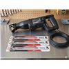 Image 1 : Black+Decker Reciprocating Saw with 3 Lenox 12" Carbide Tips