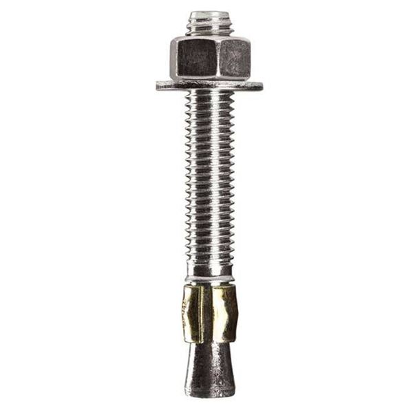 Cobra 504C Parawedge Concrete Anchor Bolts, 1/2" x 7", 25 pieces