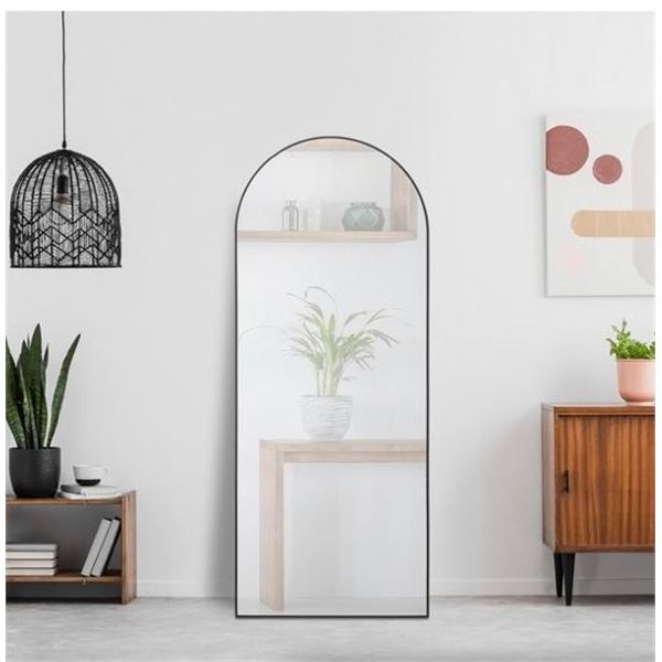Emerson Arched Iron Leaner Mirror 24" x 60"