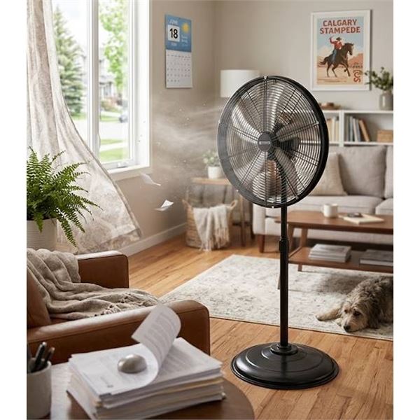 RONA 20-Inch Diameter High-Velocity Indoor Pedestal Fan
