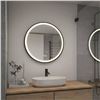 Image 1 : VALU+ Round LED Mirror with Touch Sensor Switch
