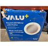 Image 2 : VALU+ Round LED Mirror with Touch Sensor Switch