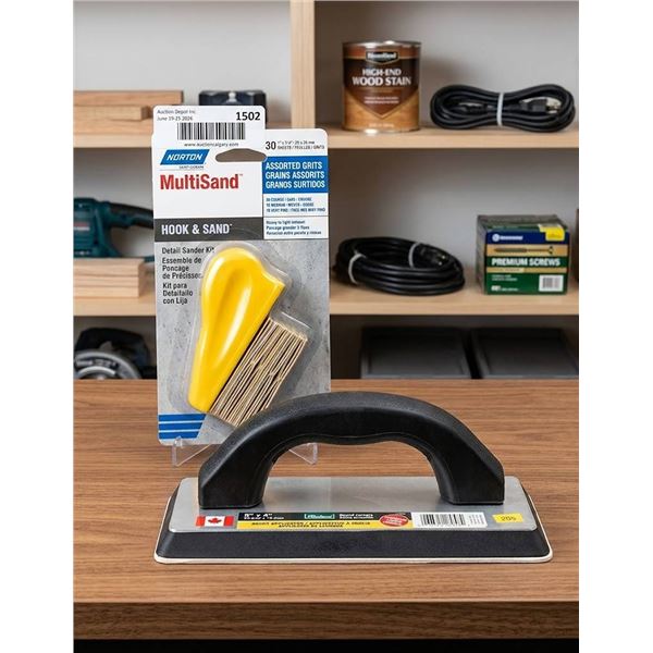 Norton Detail Sander Kits and Grout Applic