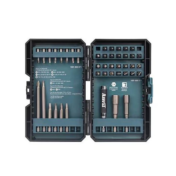 Anvil 43-Piece Screwdriver Bit Set