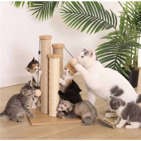 Amazon Basics Triple Cat Scratching Post