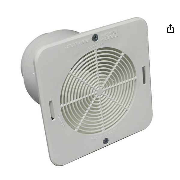 Duraflo PP Soffit Exhaust Vent, White, 6 Pack