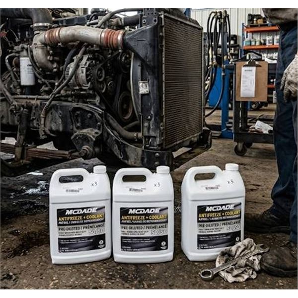 McDade Antifreeze + Coolant 50/50, 3 Pack