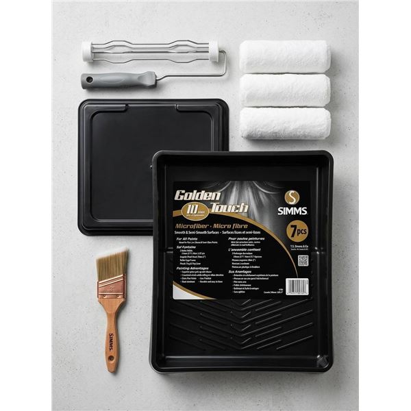 Simms Golden Touch 7-Piece Paint Roller Set