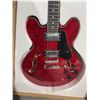 Image 3 : MYSOO Semi-Hollow Electric Guitar, Red