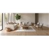 Image 1 : Rectangular Striped Area Rug