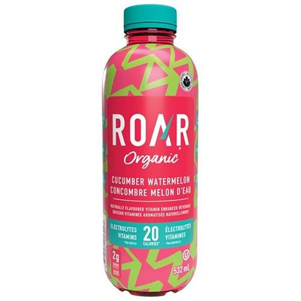 ROAR Organic Cucumber Watermelon, 12 x 532ml