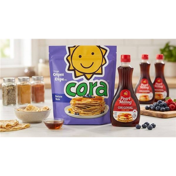 Cora Crepe Mix and Pearl Milling Syrup Set