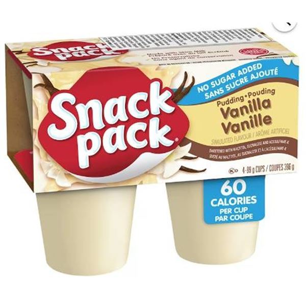 Snack Pack Vanilla Pudding 12 Pack