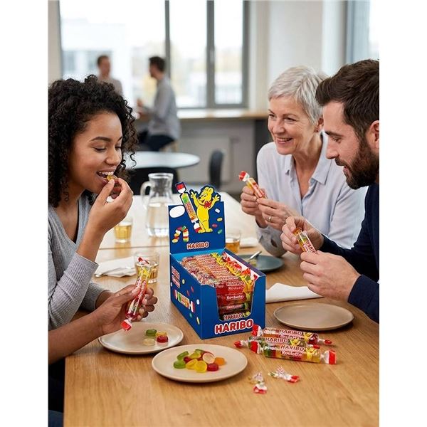 Haribo Roulette Fruit Gummy Candy 50-Pack