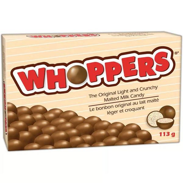 Whoppers Malted Milk Candy 12 x 113g